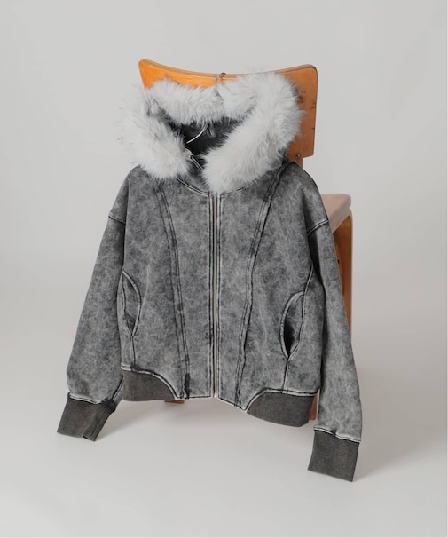 ウオッシュZIPフーディ