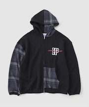 PLAYHOUR /プレイアワー Check Zip Hoodie