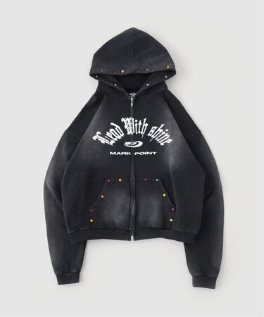MARK POINT / マークポイント GSTONE W ZIP HOODIE