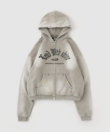 MARK POINT / マークポイント GSTONE W ZIP HOODIE