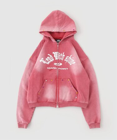 MARK POINT / マークポイント GSTONE W ZIP HOODIE
