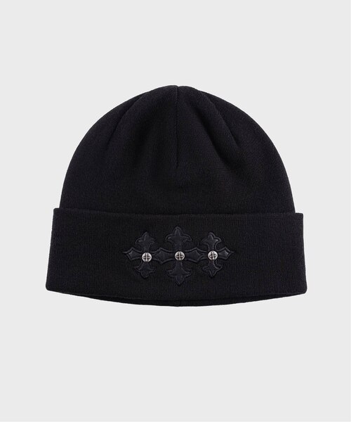 SUPPLIER サプライヤー ビーニー クロス レザー SUPPLIER / サプライヤー Cross Leather Patch Beanie｜ジョイント