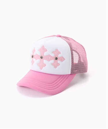 SUPPLIER / サプライヤー Cross Leather Patch Mesh Cap