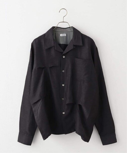 JieDa / ジエダ HAND STITCH OPEN COLLAR SHIRT