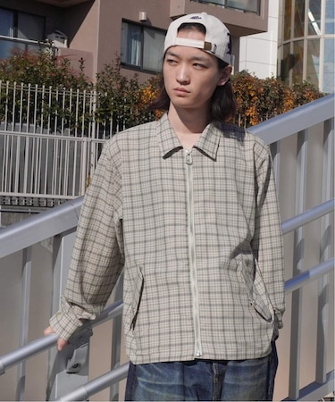 JieDa / ジエダ SEERSUCKER ZIP SHIRT