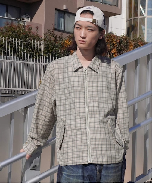 JieDa / ジエダ SEERSUCKER ZIP SHIRT