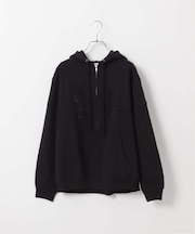 Super Nova by Skin Rhinestone Zip Hoodie