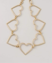 BASICKS / ベイシックス Gold Heart Mega Necklace