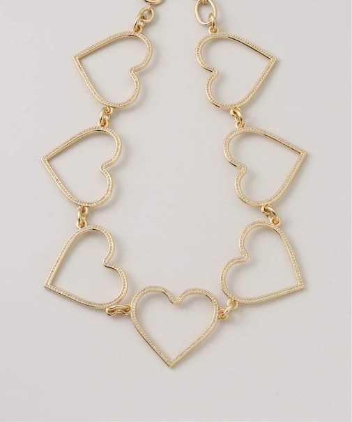BASICKS / ベイシックス Gold Heart Mega Necklace
