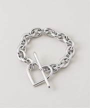 BASICKS / ベイシックス Heart Bracelet (Medium Link)