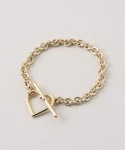 BASICKS / ベイシックス Heart Bracelet (Small Link)