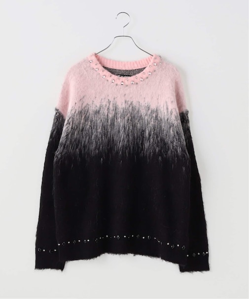 VALABASAS/ヴァラバサス BLACK PINK SWEATER