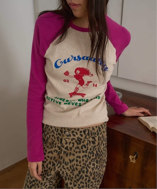 OURSAALTY / アワーソルティ Saaalty girl raglan T-shirts