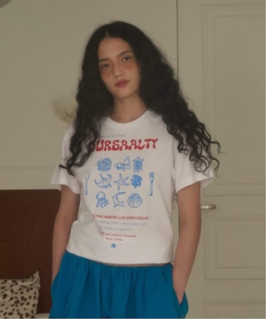 OURSAALTY / アワーソルティ Ocean keeper T-shirt