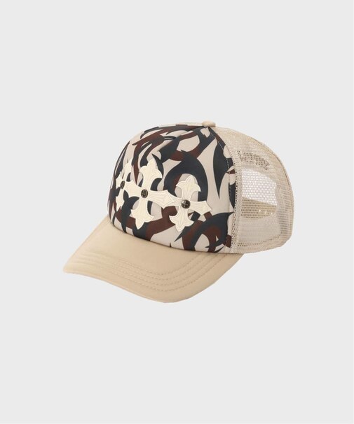 SUPPLIER / サプライヤー Camo Cross Leather Patch Cap
