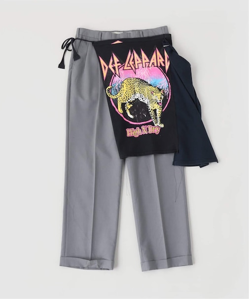 DISCOVERED / ディスカバード Band Tee Wrap Trousers