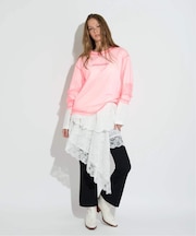 ANNA SUI NYC メッシュレイヤードロングTシャツ