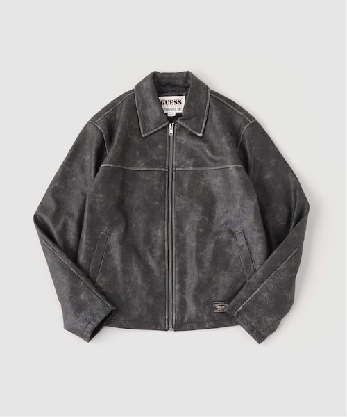 GUESS Originals/ゲス オリジナルス Originals Pu Leather Jacket