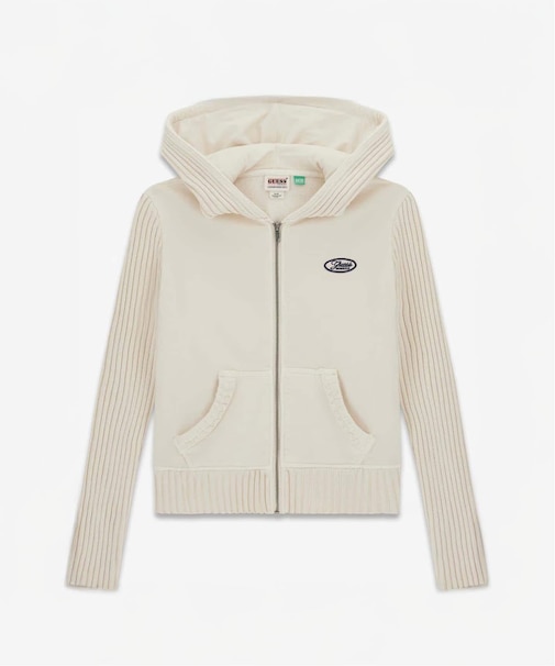 GUESS Originals/ゲス オリジナルス GO MIXED RIB HOODIE
