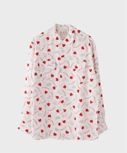 TOWN CRAFT / タウンクラフト  PRINTED LOOP COLLAR SHIRT