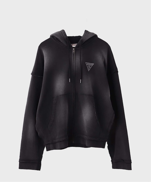 GUESS Originals/ゲス オリジナルス TRIANGLE LOGO ZIP UP