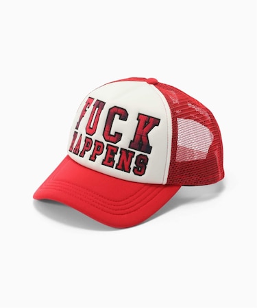 WOKE EDGE / ウォークエッジ Fuck Happens Mesh Cap
