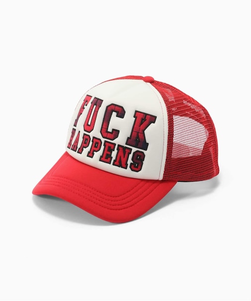 WOKE EDGE / ウォークエッジ Fuck Happens Mesh Cap