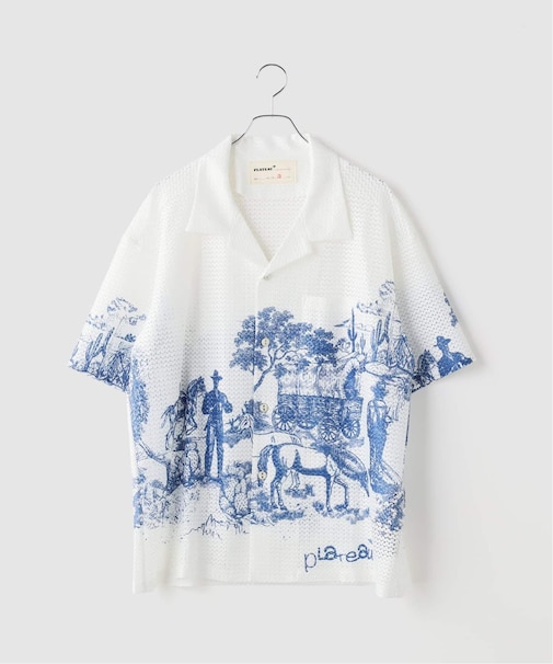 PLATEAU STUDIO / プラトースタジオ Summer shirt - lace