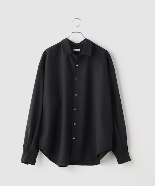 Name./ネーム WOOL CALM SKIN WIDE SHIRT