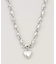 BASICKS / ベイシックス Heart Dropped Chain Necklace
