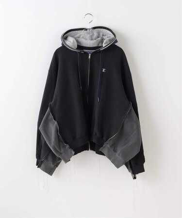 DISCOVERED / ディスカバード Band Tee Dolman Zip Hoodie