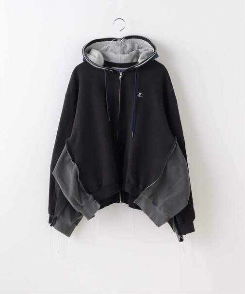 DISCOVERED / ディスカバード Band Tee Dolman Zip Hoodie