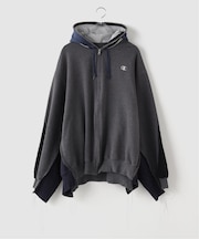 DISCOVERED / ディスカバード Band Tee Dolman Zip Hoodie