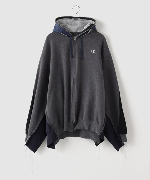 DISCOVERED / ディスカバード Band Tee Dolman Zip Hoodie