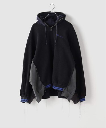 DISCOVERED / ディスカバード Band Tee Dolman Zip Hoodie