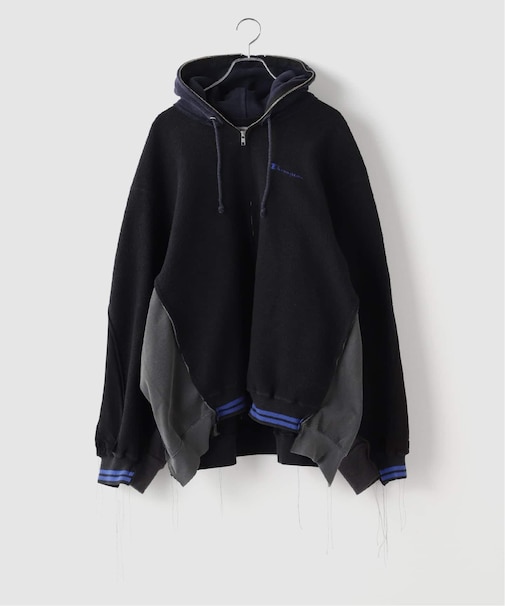 DISCOVERED / ディスカバード Band Tee Dolman Zip Hoodie