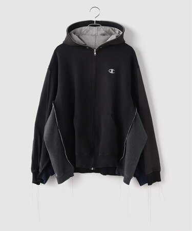 DISCOVERED / ディスカバード Band Tee Dolman Zip Hoodie