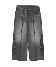 SUPPLIER / サプライヤー Fire Tribal Leather Patch Baggy