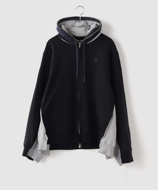 DISCOVERED / ディスカバード Band Tee Dolman Zip Hoodie