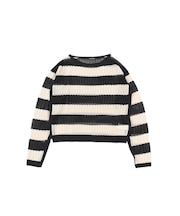 NOCTO ARCHIVE/ノクト アーカイブ Mesh Knit L/S