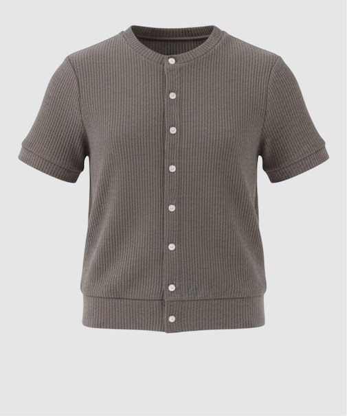 NOCTO ARCHIVE/ノクト アーカイブ Collarless S/S  Cardigan