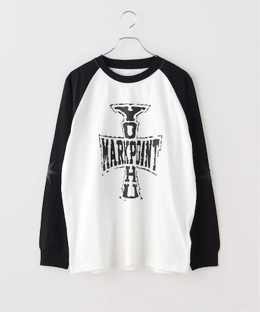 MARK POINT / マークポイント RAGLAN L/S TEE