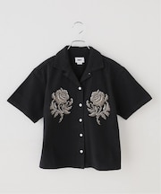 OBEY / オベイ ROSES EMBELLISHED SS SHIRT