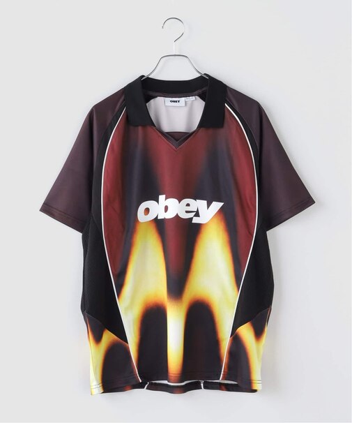 OBEY / オベイ BLURRED SOCCER JERSEY
