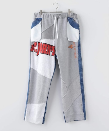 DISCOVERED / ディスカバード Sweat x Denim Pants