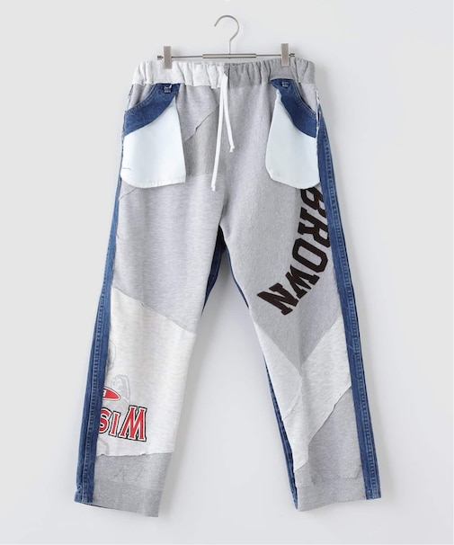 DISCOVERED / ディスカバード Sweat x Denim Pants