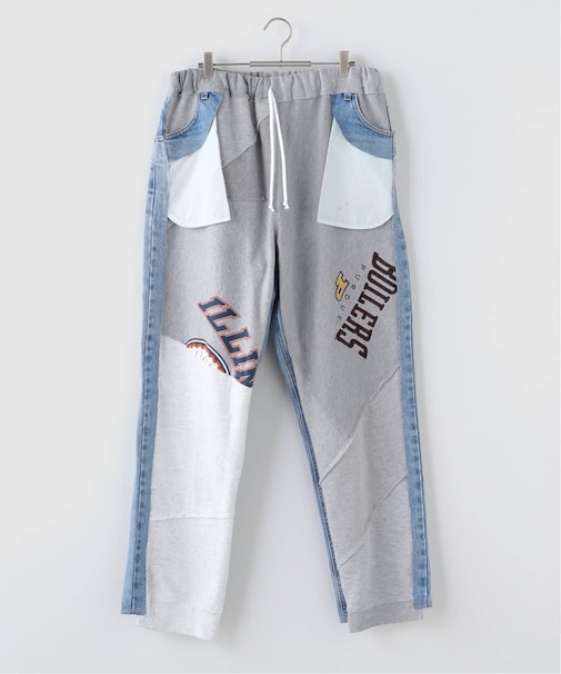 DISCOVERED / ディスカバード Sweat x Denim Pants