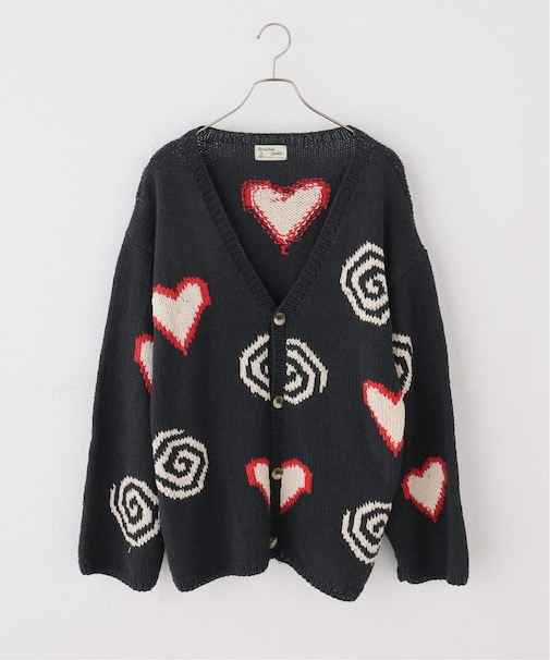 MacMahon Knitting Mills / マクマホンニッティングミルズ Hearts & Swirls Cardigan