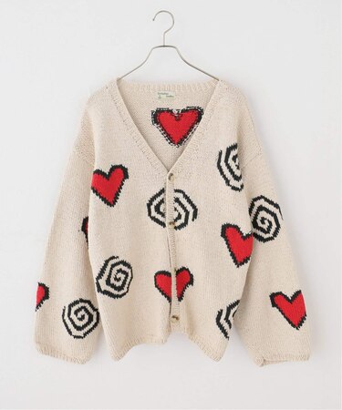 MacMahon Knitting Mills / マクマホンニッティングミルズ Hearts & Swirls Cardigan