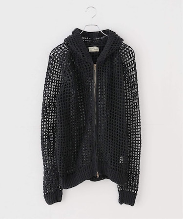 MacMahon Knitting Mills / マクマホンニッティングミルズ Mesh Zip Hooded